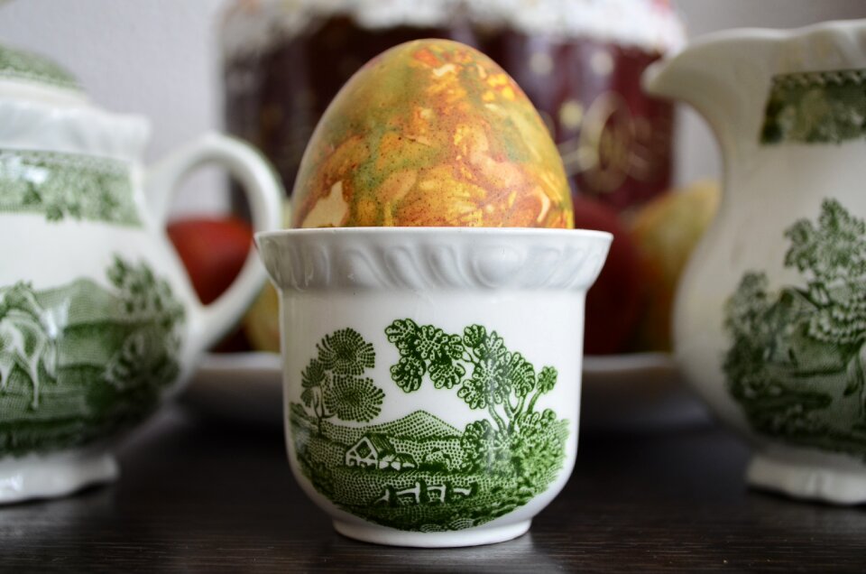 Tableware green traditional