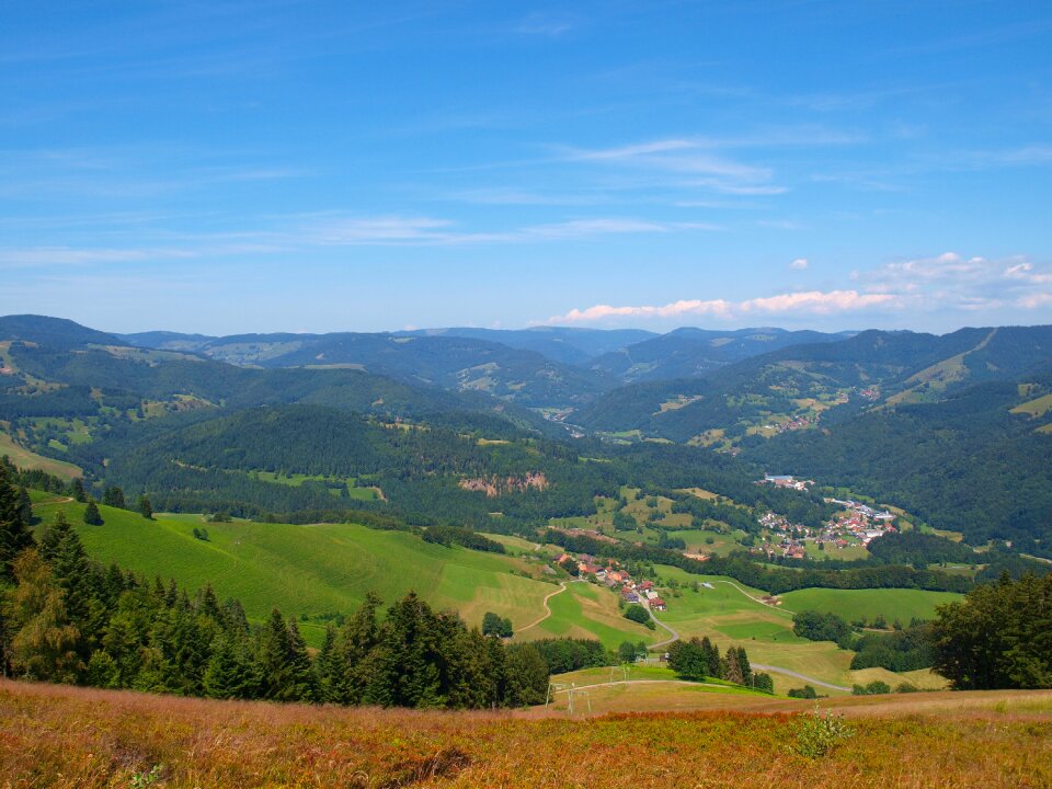 Black forest mountain hills