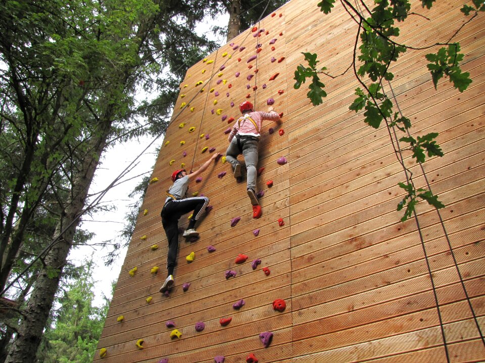 Climbing wall high ropes course climbing holds