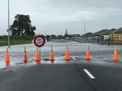 Disaster wet street