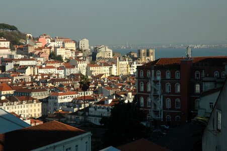 Cityscape lisbon holiday