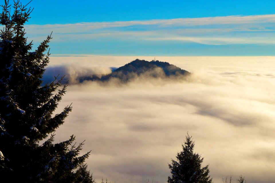 Nature mountains sky