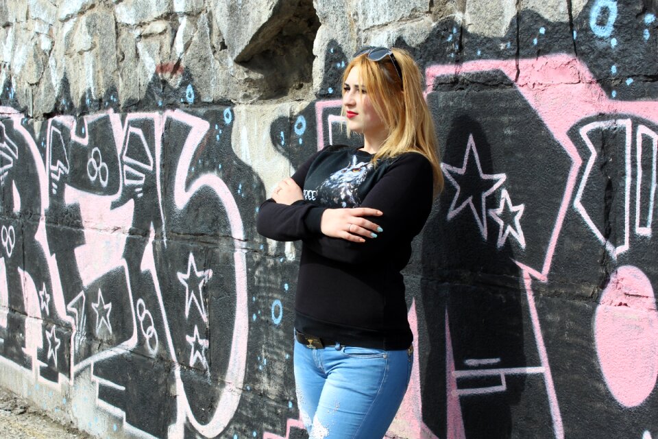 Graffiti photo stylish