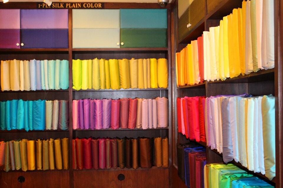 Thailand fabric colorful