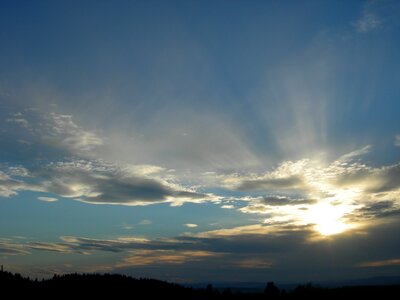 Clouds sun heaven