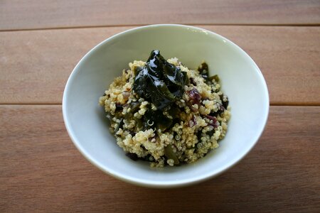 Healthy food vegan seaweed
