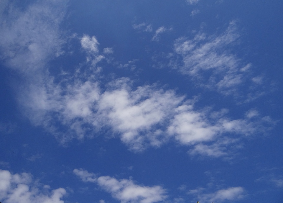 Sky fluffy cloudy