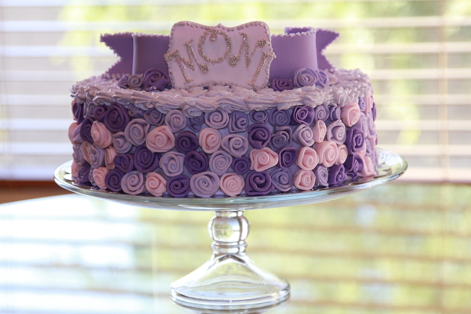Beautiful pink purple