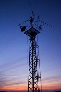 Antenna night sky sky