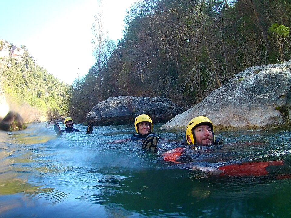 Canyoning ravine canyoning descent