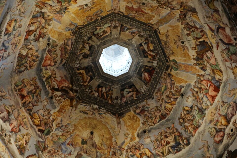 Italy the duomo ceiling