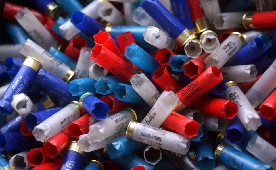 Sporting decoys cartridge cases shooting