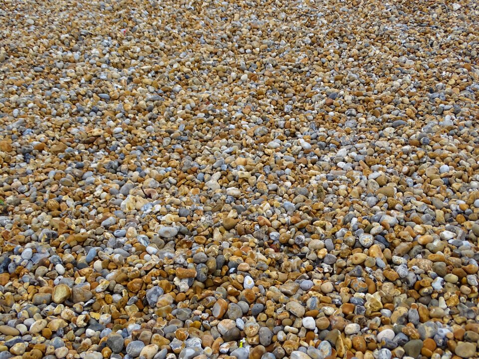 Coloured stones beach colourful rocks photo