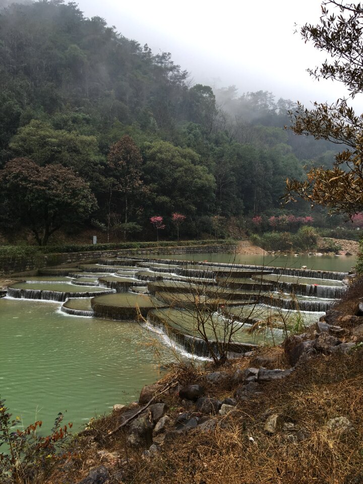 Fuzhou forest park heavy rain