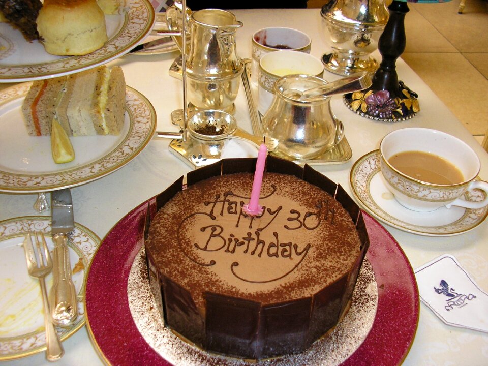 Celebration brown birthday