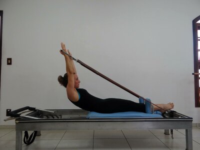 Pilates physical therapy posture photo