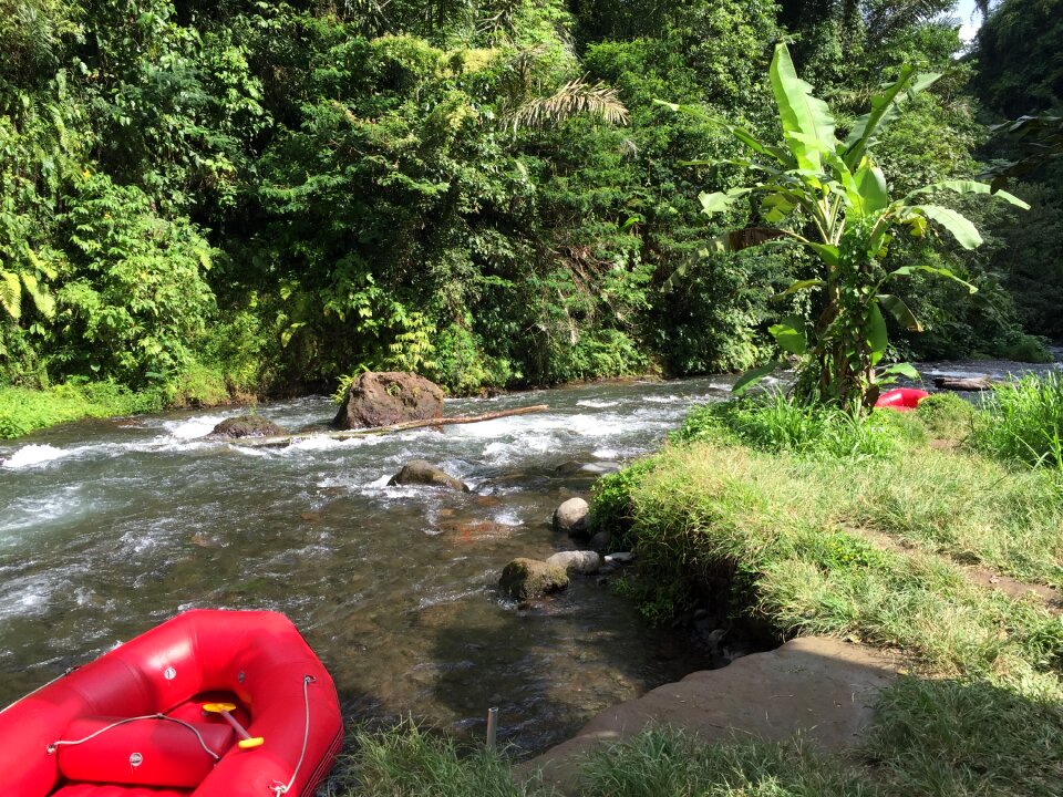 Rafting tour boat dinghy