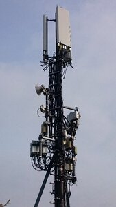 Mast transmission tower radio antenna photo