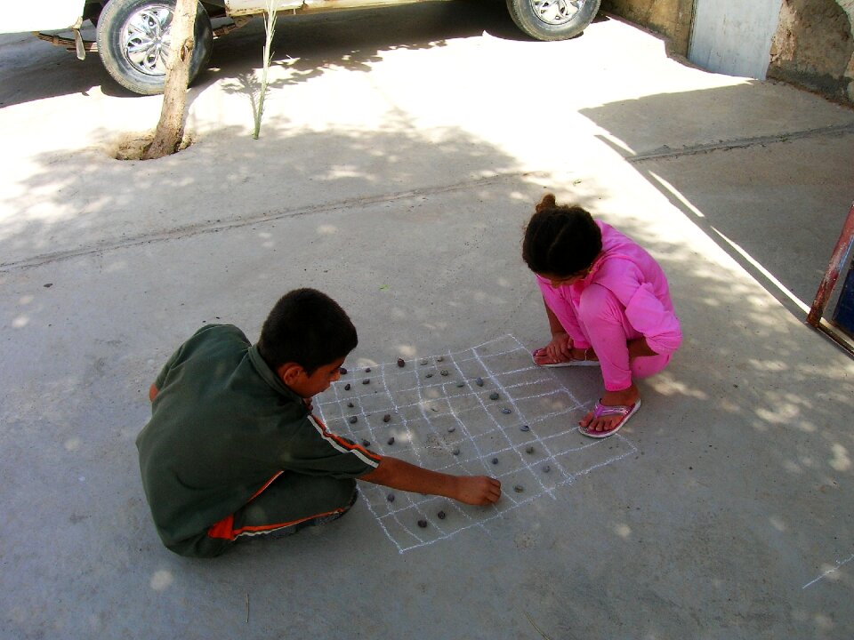 Board games leisure girl