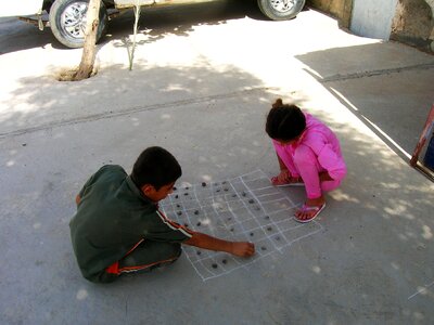 Board games leisure girl