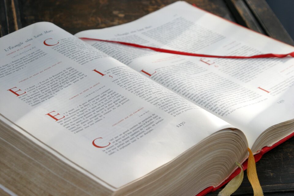 Bible word of god gospel photo