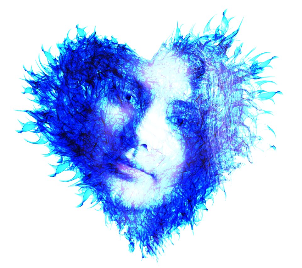 Female beauty heart