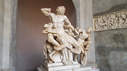 The vatican museum of art statue works of art photo