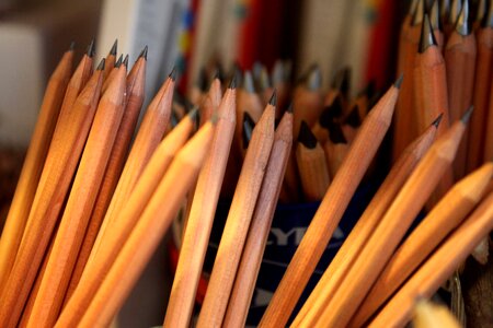 Many pencils write photo