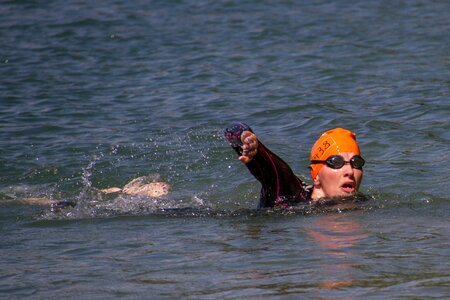 Swimmer gigathlon competition