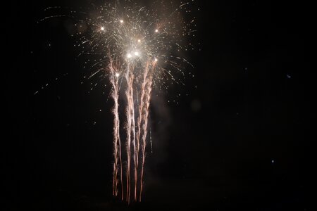 Burst pyrotechnics