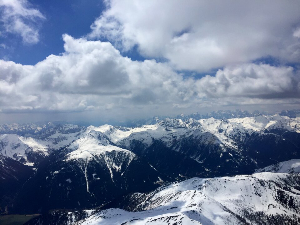 Alpine gliding eastern alps
