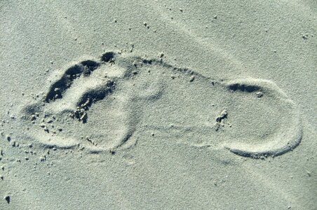 Beach print sand