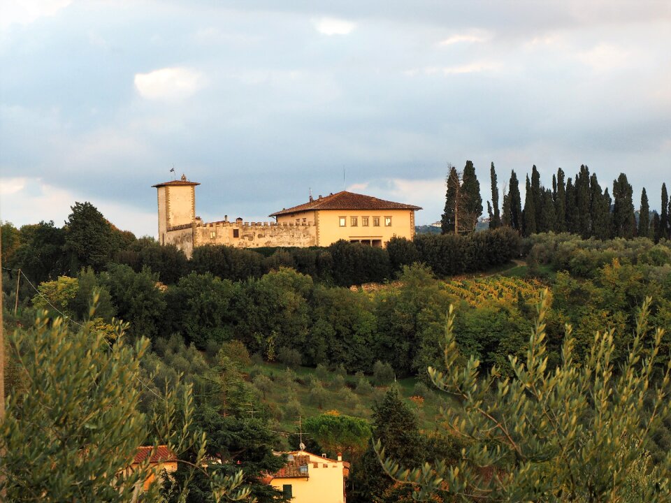 Vacations hill landscape