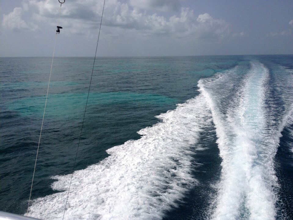 Sea water boating