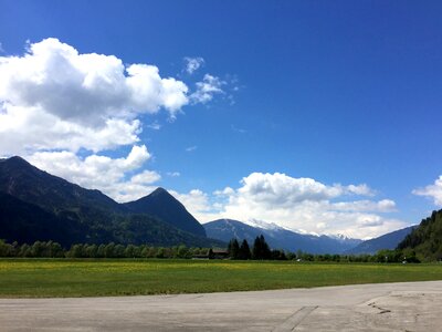 Alpine gliding eastern alps
