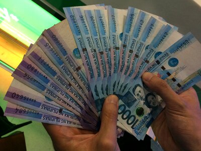 Money philippines peso photo