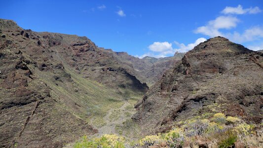 Canary islands mountains spain photo