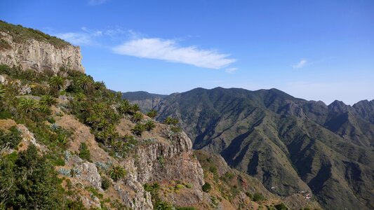 Canary islands mountains spain photo