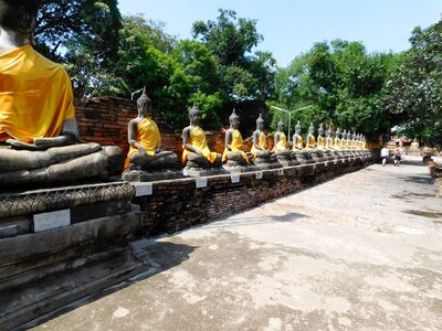 Buddha ayutthaya thailand photo