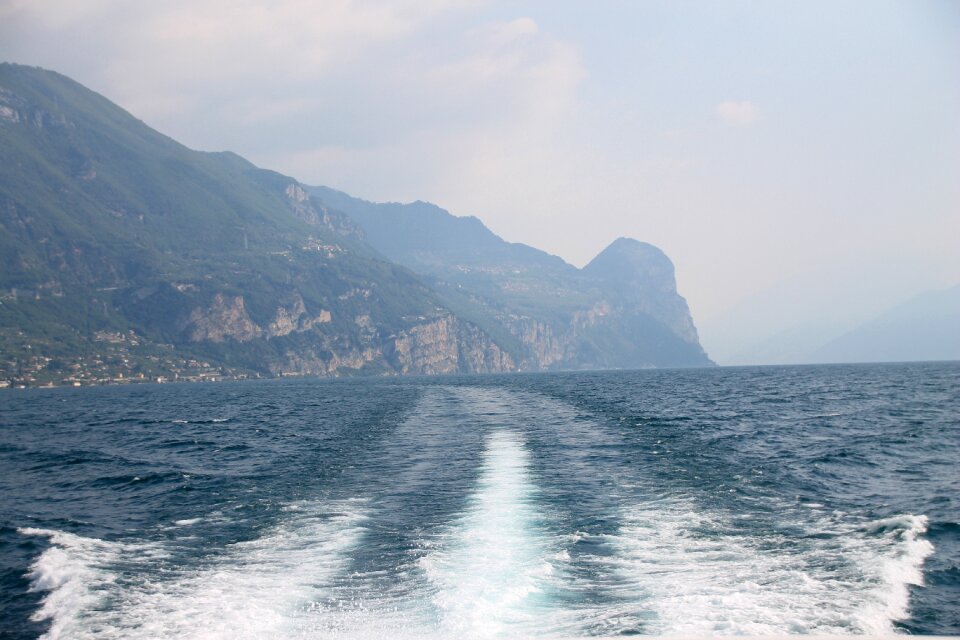 Boat trip limone-sul-garda lake view