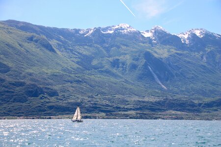 Mountains lake water