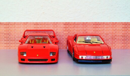 Red sports car toys
