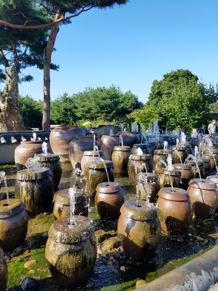 Two water head jar fountain two jar water fountain