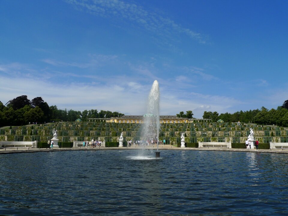 Fountain architecture palace