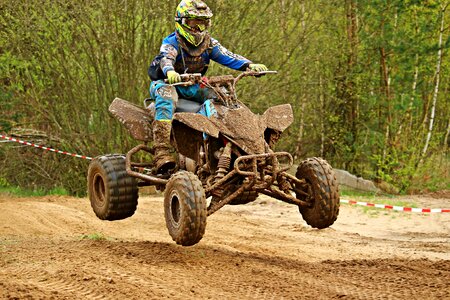 Quad atv racing photo