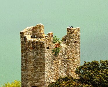 Ruin stone fortress photo