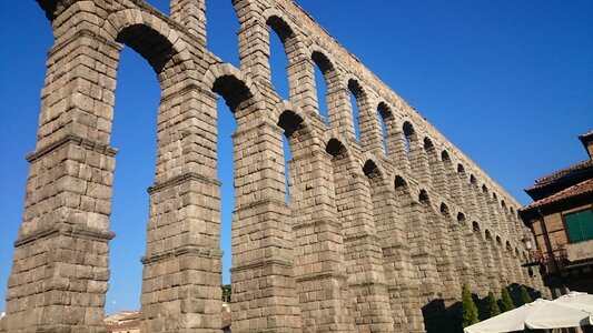Aqueduct city segovia