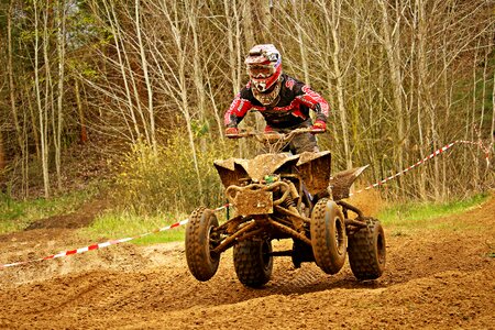 Quad race motorsport race photo