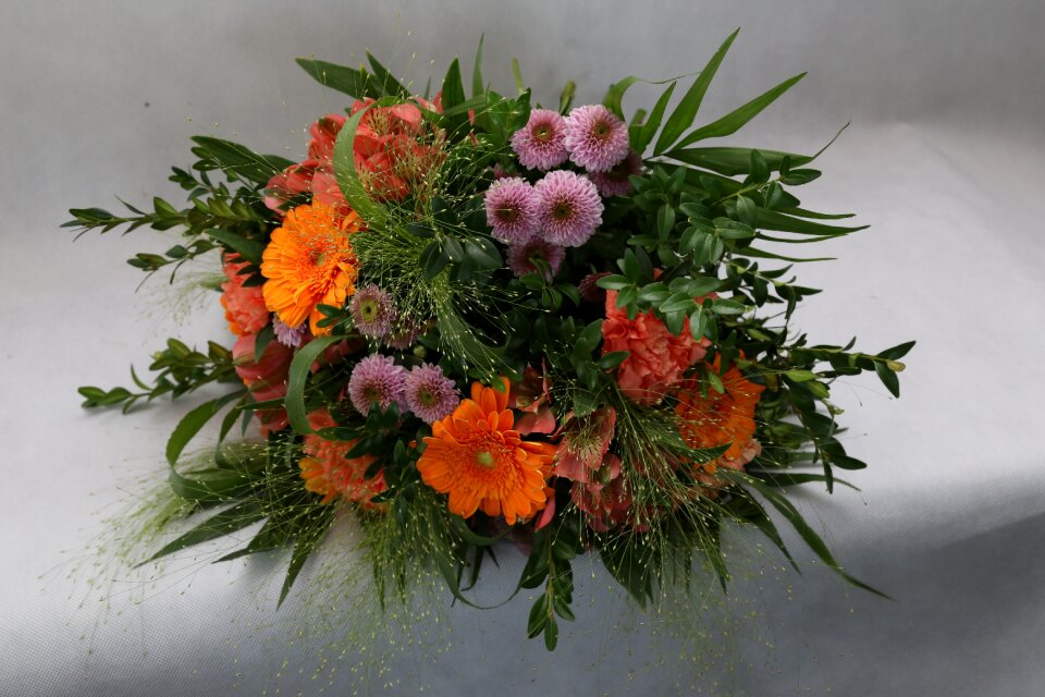 Decoration composition bouquet of flowers