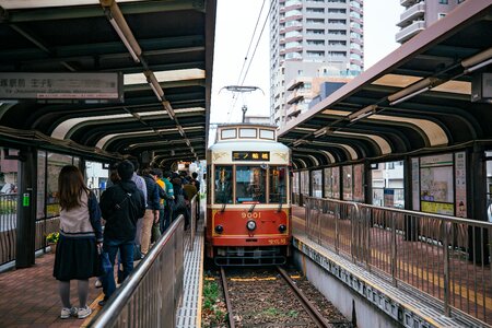 Light rail tram japan